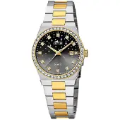 Lotus Damen Uhr Classic Elegant Edelstahl Armbanduhr silbergold UL18886/4