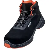Uvex 1 G2 Stiefel S2 schwarz, rot Weite 10 Gr. 47