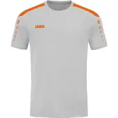 Jako Unisex Trikot Power KA, Farbe:soft grey/neonorange, Größe:M