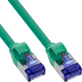 InLine 74915G, 15 m, Cat6a, S/FTP (S-STP), RJ-45, RJ-45, Grün
