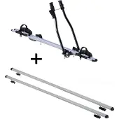 VDP Fahrradträger SAGITTAR + Dachträger RAPID kompatibel mit für VW Caddy (3-5Türer) 10-15
