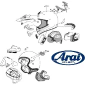 Arai Ddl Duct-2 Obere Belüftungsöffnung Des Helms