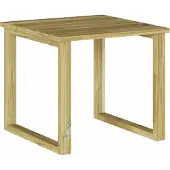 Syfax Tisch Natur 40 x 40 x 36 cm Imprägniertes Kiefernholz