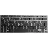 T-ProTek DEUTSCHE-Tastatur Silber Rahmen Beleuchtung,Trackpoint für Toshiba Portege Z30-B-121