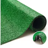 Tapiso Rasenteppich NATURAL Grün Höhe: 6mm Balkon Terrasse 100 x 1500
