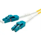 Roline LWL-Kabel Duplex, Single Mode 9/125µm OS2, LC/LC, LSOH, gelb, 10 m