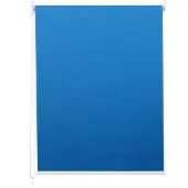 Mendler Rollo HWC-D52, Fensterrollo Seitenzugrollo Jalousie, 90x160cm Sonnenschutz Verdunkelung blickdicht blau