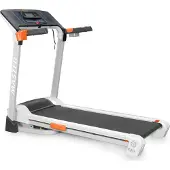 Masterfix Laufband MAS-F20, 2 PS Motorleistung, 120 kg max. Belastung, 173x75x133 cm, weiß, klappbar