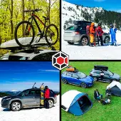 TURTLE DACHTRÄGER TOURMALINE V2 DACIA LODGY 2012 - 2024 , Schwarz