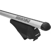 Menabo Tiger Silver | Dachträger Seat - Ateca 2016+ - Aluminium - Länge 120 cm - Tragkraft 75 kg - 2er-Pack