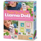 4M Bastelset Lama Puppe selber machen - Kreatives Bastelset für Kinder