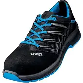 Uvex 69398, Männlich, Erwachsener, Sicherheitsschuhe, Schwarz, Blau, ESD, FO, S2, Alle Jahreszeiten
