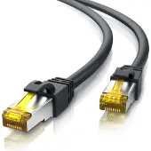 Primewire LAN-Kabel CAT.7, RJ-45 (Ethernet), Gigabit Ethernet S/FTP Netzwerkkabel, 10000 Mbit/s, Patchkabel - 25m