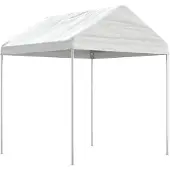 vidaXL Pavillon mit Dach Weiß 8,92x2,28x2,69 m Polyethylen