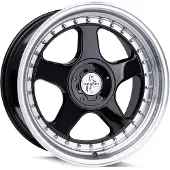 KESKIN 18 Zoll KT1 5x112/120 ET18 Alufelgen BLACK LIP POLISH