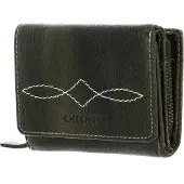 Chiemsee Leder Geldbörse Leather Wallet Green dunkelgrün