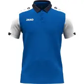 Jako Unisex Polo Dynamic - 6370, Farbe:royal/weiß/marine, Größe:3XL
