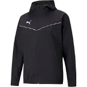 Puma Teamrise All Weather Jacket Jr black-white (03) 176