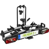 Eufab Kupplungsfahrradträger "PREMIUM 2 PLUS", schwarz, B:115cm H:67cm T:61cm, Fahrradträger, Kupplungsfahrradträger, abschließbar