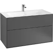 Villeroy & Boch V&B Waschtischunterschrank FINION 996x591x498 gls wh