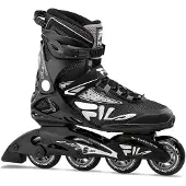 FILA Inline Skate Legacy Comp EU39.0 Street Rollen 80 mm / 82 A, ABEC 7, AIR FLOW SYSTEM, super leichte Composite-Schiene