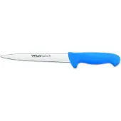 Arcos Filetiermesser Farbe - Prof 295223 aus rostfreiem Stahl Nitrum und mango ergonomisches Polypropylen in blau und 19 cm Klinge, Display-Abdeckung