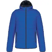 Kariban Leichte Herren-Steppjacke mit Kapuze