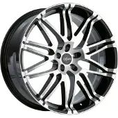 Oxigin Felge 14 Oxrock 8.5 Zollx18 Zoll ET42 5x114.3 black full polish OXVIERZEHN8518J42BFP kompatibel mit Toyota Auris Avensis Corolla Verso