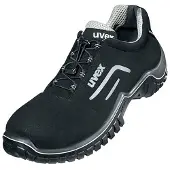 Uvex 69788, Männlich, Erwachsener, Sicherheitsschuhe, Schwarz, Silber, ESD, S2, SRC, Speed-Schnürsenkel