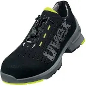 Uvex 8543, Unisex, Erwachsener, Sicherheitsschuhe, Schwarz, Grau, Limette, FO, S1, Schnürverschluss