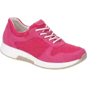 Gabor ROLLINGSOFT Damenschuhe - bequeme Schnür- Halbschuhe pink Freizeit