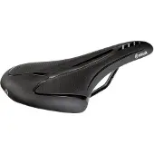 Velo Fit Athlete BC, Fahrradsattel, Straßenrennen, Unisex, Schwarz, Einfarbig, 13,4 cm