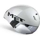 Met Codatronca Helm Weiß Silber, Größe M (56-58 cm)