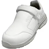 Uvex 1 Sport Hygiene Sicherheits-Slipper 6580 S2 SRC nach EN ISO 20345:2011 S2 SRC, Farbe: weiß weiß Größe 51