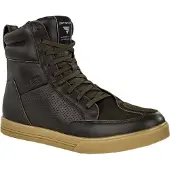 SHIMA Blake Perforierte Braun Motorrad Schuhe Größe 46