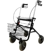 Arvo Rollator, für den Innen- und Außenbereich - Rot