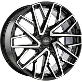 Oxigin Felge 28 Oxmove 8.5 Zollx19 Zoll ET45 5x114.3 black full polish OX288519J45BFP kompatibel mit Toyota Avensis Camry C-HR Corolla Corolla Verso RAV4 Yaris