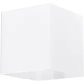 Sollux Wandleuchte Glasschirm Beleuchtung Minimalistische Beleuchtung Minimalistische Glühbirne LED Einfache Installation Farbe White RICO 10x12x10 cm Quadratisch