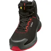 Uvex 1 x-craft Sicherheitsschuh Stiefel S3L, schwarz/rot schwarz/rot 52