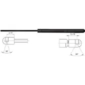 METZGER 2110461 Gasfeder Heckklappendämpfer für VW TOURAN (1T1, 1T2) 500mm