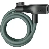 Axa 5011678, Kabelschloss, Schwarz, Grün, Stahl, Schlüssel, 1200 mm, 8 mm