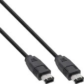 InLine FireWire IEEE1394 Kabel, 6pin Stecker auf 6pin Stecker, 400Mbit/s, 10m