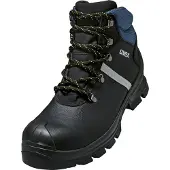Uvex 2 Sicherheitsstiefel construction S3 schwarz/blau Weite: 12, nach EN ISO 20345:2022 S3 FO SC SR Größe 40