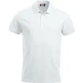 Clique Polo-Shirt Classic Lincoln, weiß, Uni-Größe: S