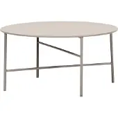 Ebuy24 Pesetos Gartentisch Ø70 Cm grau.