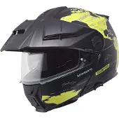 Schuberth E2 Atlas Schwarz Gelb Klapphelm Größe 3XL