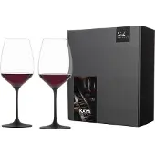 Eisch 2 Rotweingläser 500/2 im Geschenkkarton Festivity KAYA BLACK 77350019