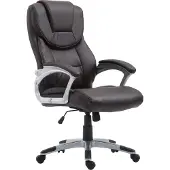 CLP Bürostuhl ergonomisch Texas, Modern drehbar und höhenverstellbar, Kunstleder hellbraun