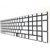 T-ProTek DEUTSCHE - Tastatur Keyboard Silber kompatibel für HP Envy x360 15-aq200