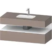 Duravit Einbauwaschtisch-Möbel-Set Qatego 120x55x60cm, w m/ba m, Kon-WTU, Nischenb